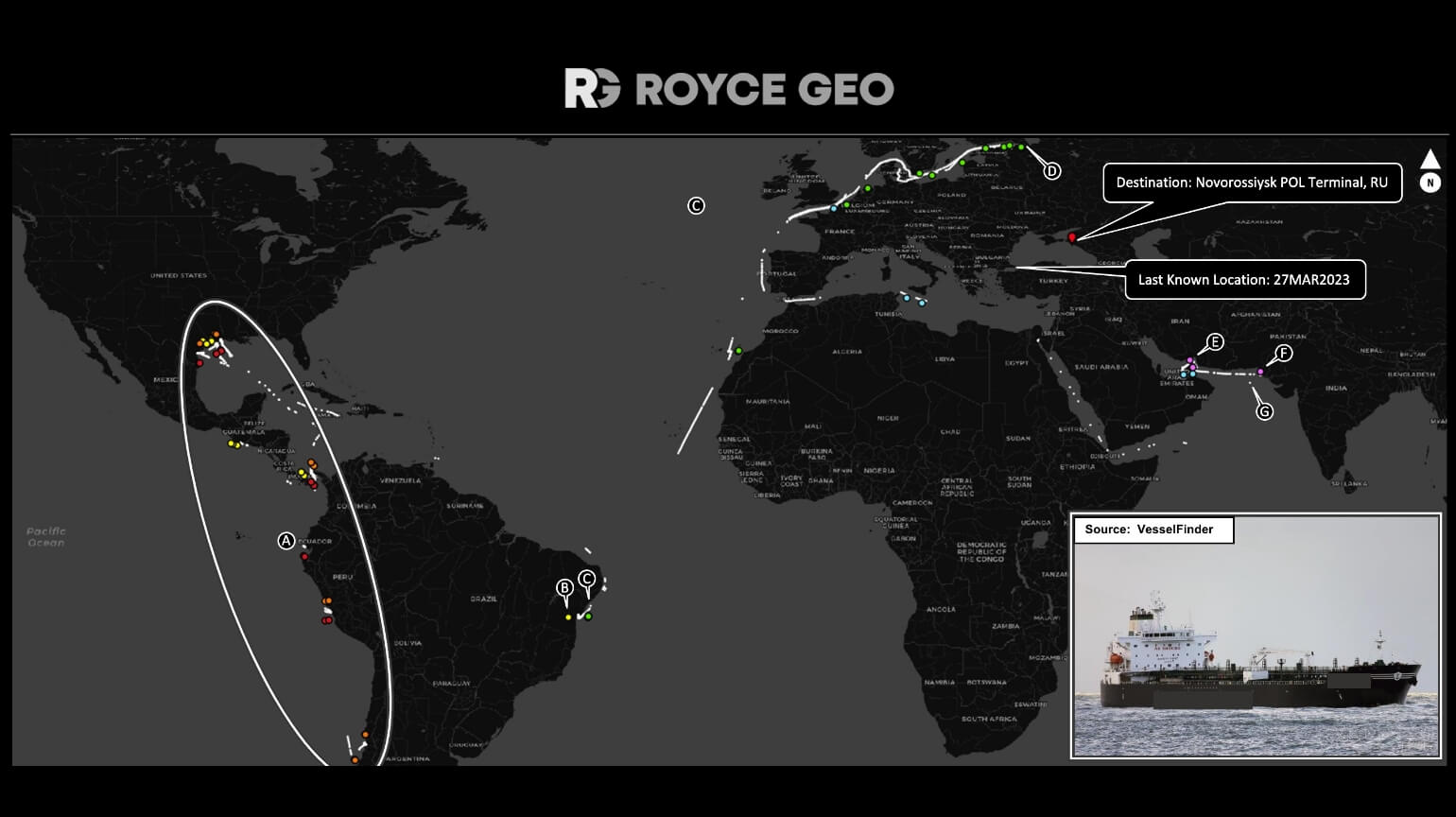 Royce Geo platform screenshot