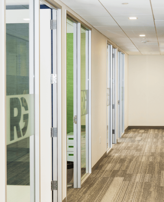 Hallway in the Royce Geo office